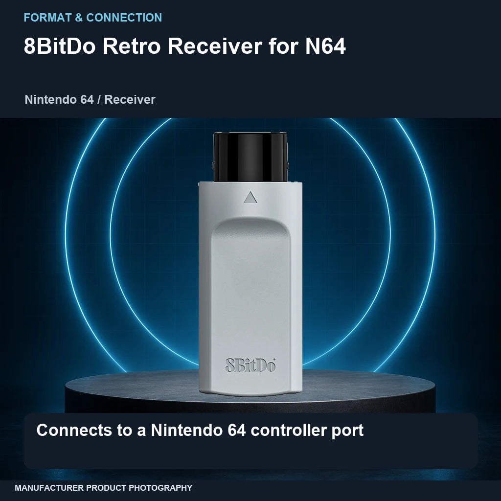 8BitDo Retro Receiver for N64: format focus