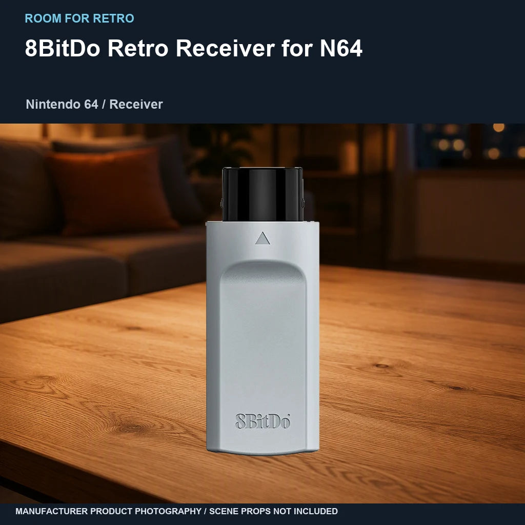8BitDo Retro Receiver for N64: ambient room