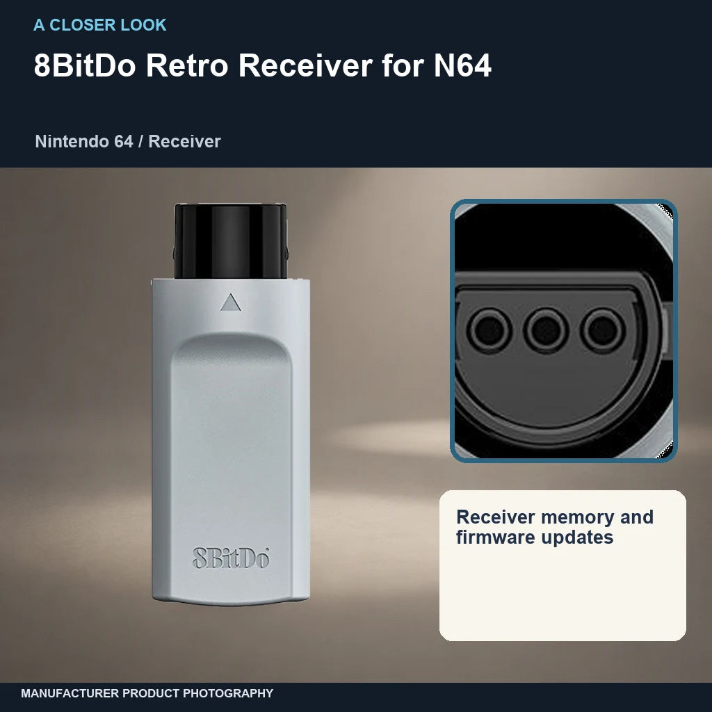 8BitDo Retro Receiver for N64: closer look