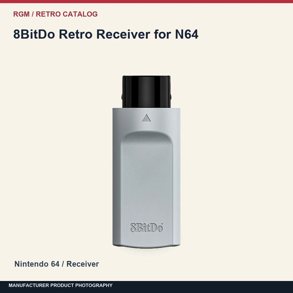8BitDo Retro Receiver for N64: minimal catalog