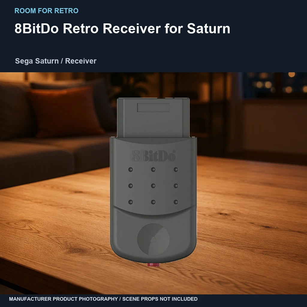 8BitDo Retro Receiver for Saturn: ambient room