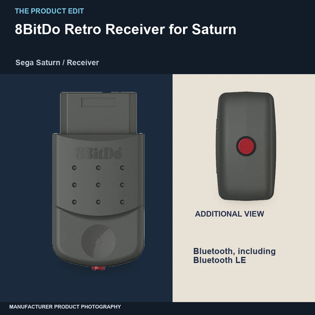 8BitDo Retro Receiver for Saturn: editorial views