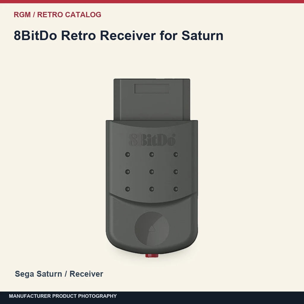 8BitDo Retro Receiver for Saturn: minimal catalog