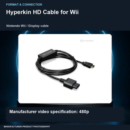 Hyperkin HD Cable for Wii: format focus