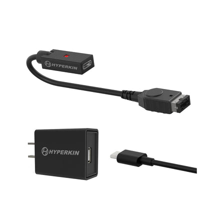 Hyperkin ShockLine USB-C Charging Cable Kit for GBA SP & DS: primary white