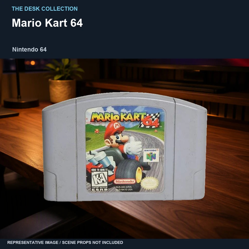 Mario Kart 64: walnut desk representative image