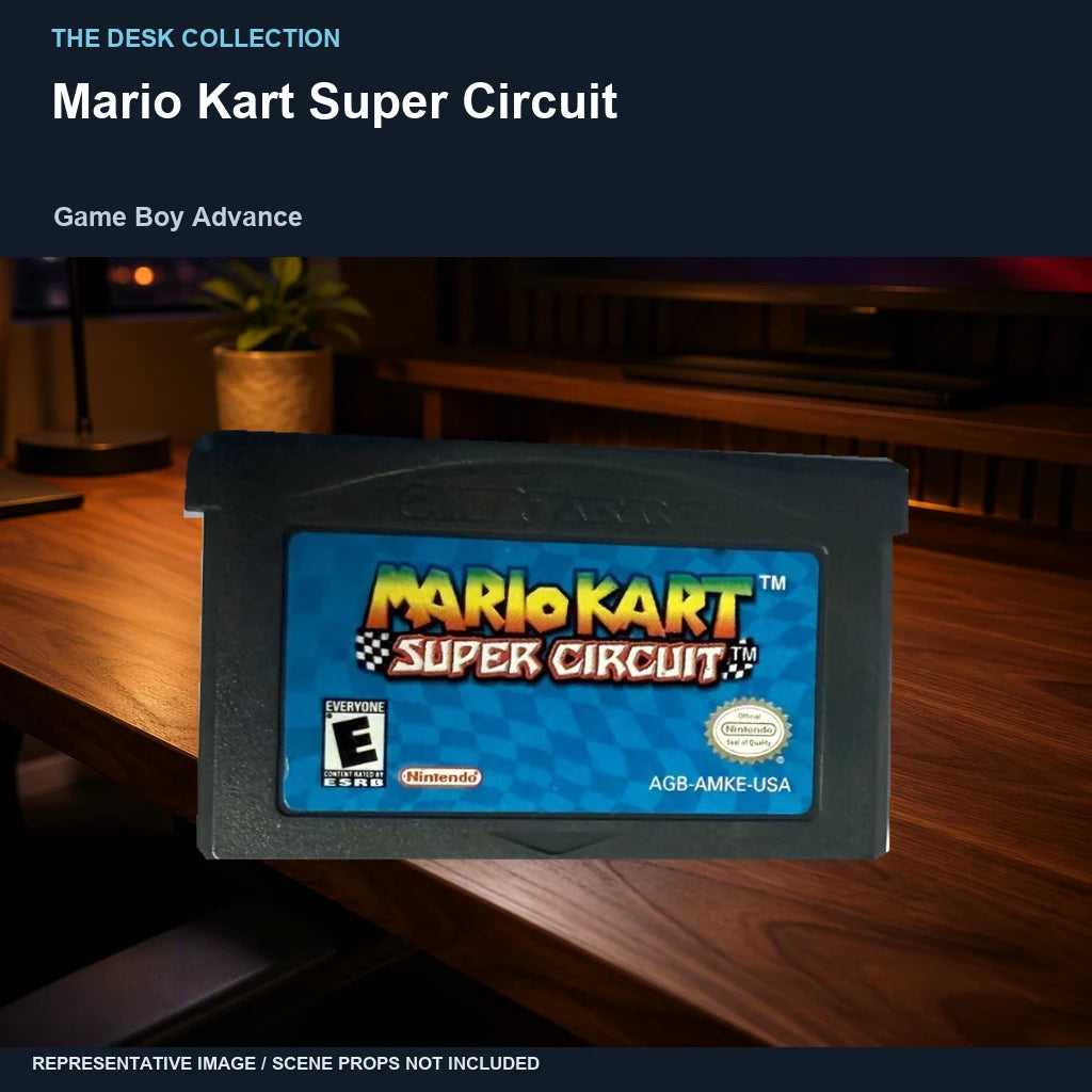 Mario Kart Super Circuit: walnut desk representative image