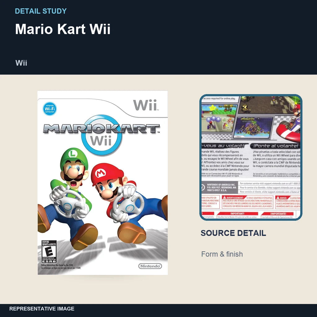 Mario Kart Wii: detail study representative image