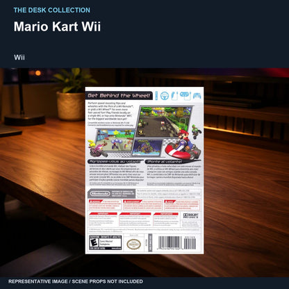 Mario Kart Wii: walnut desk representative image