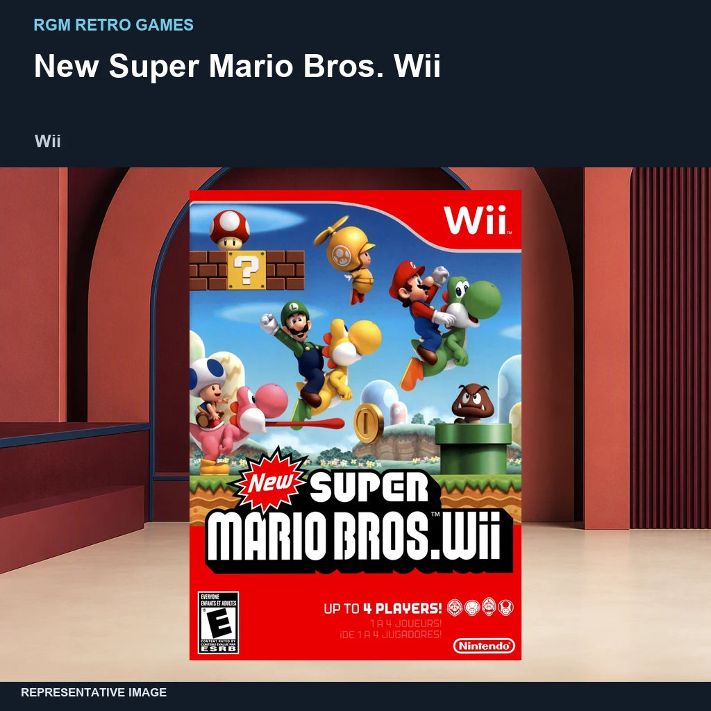 New Super Mario Bros. Wii: branded hero representative image