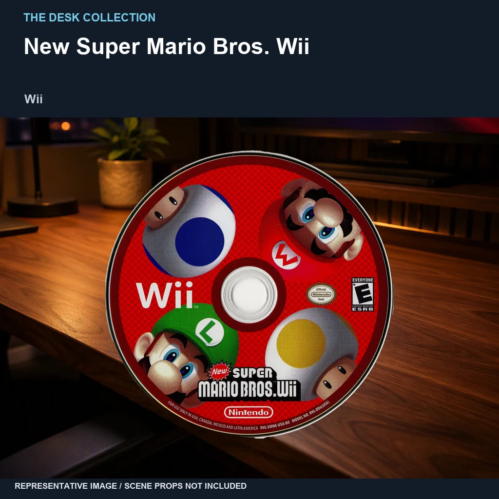 New Super Mario Bros. Wii: walnut desk representative image
