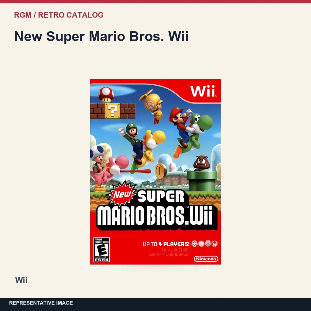 New Super Mario Bros. Wii: minimal catalog representative image