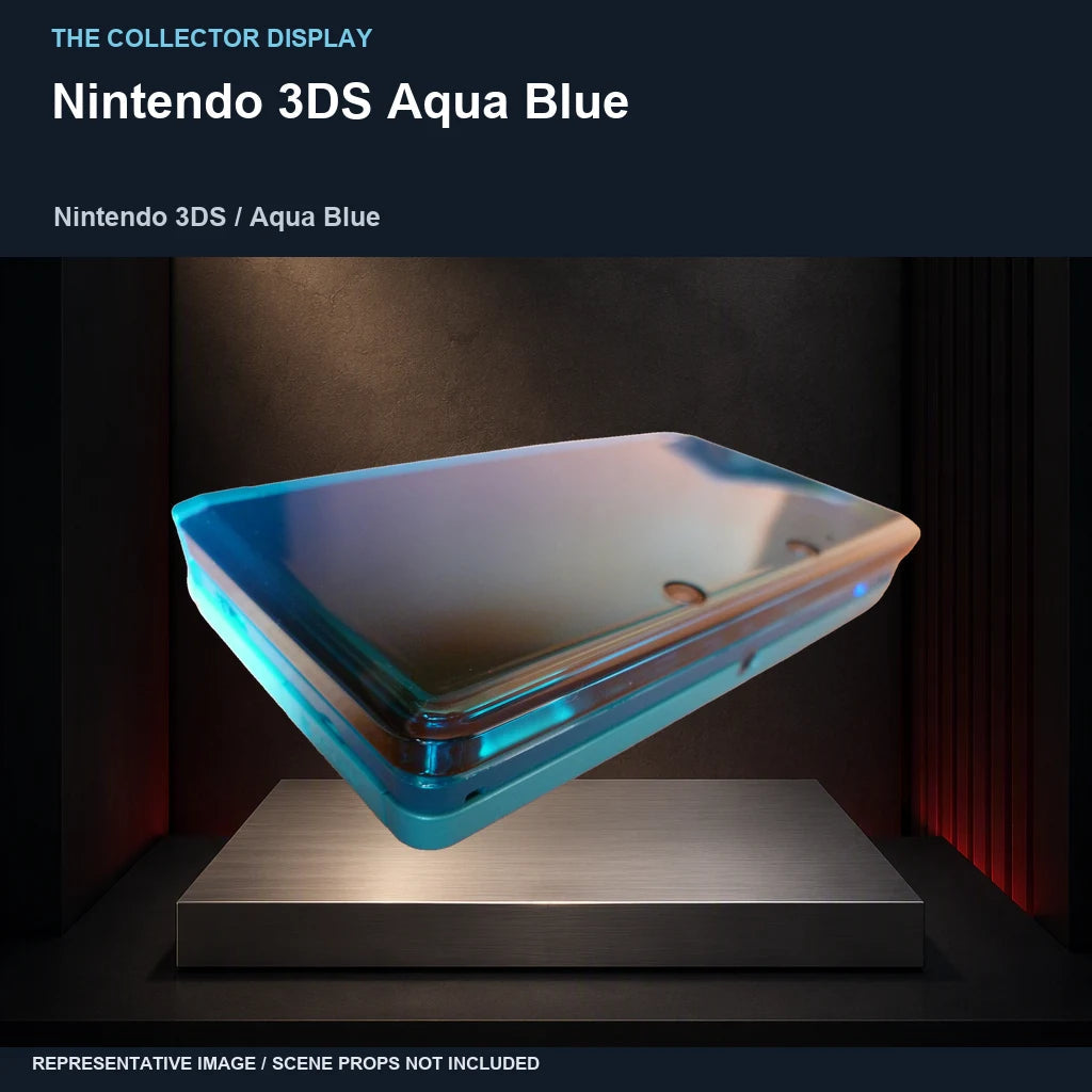 Nintendo 3DS Aqua Blue: collector plinth representative image