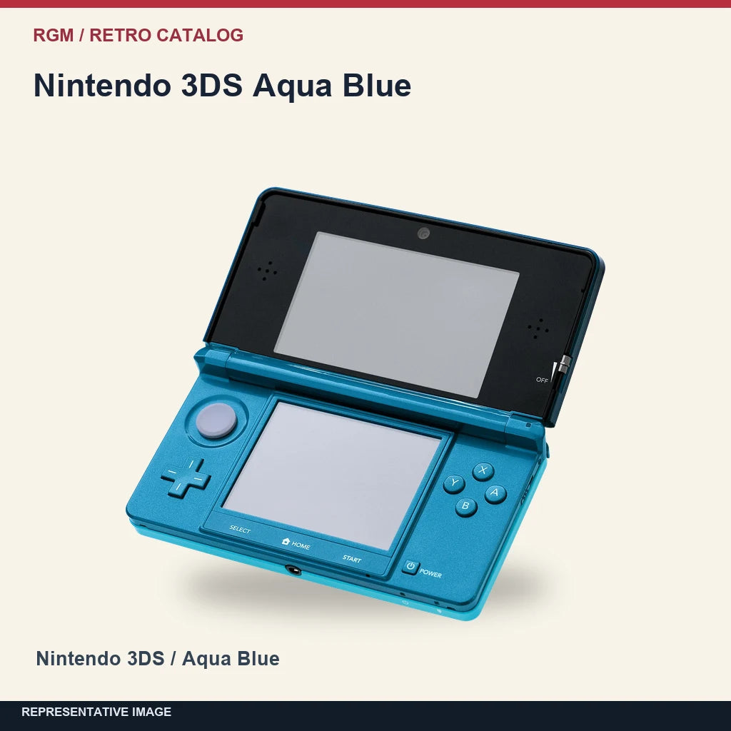 Nintendo 3DS Aqua Blue: minimal catalog representative image