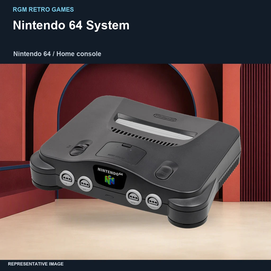 Nintendo 64 System: branded hero representative image