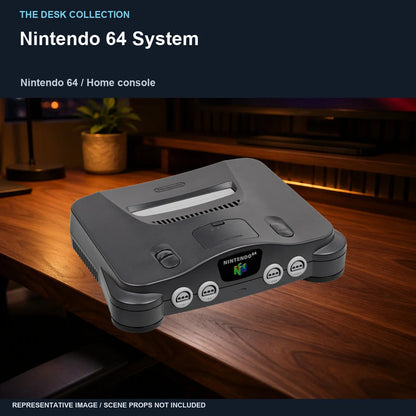 Nintendo 64 System: walnut desk representative image