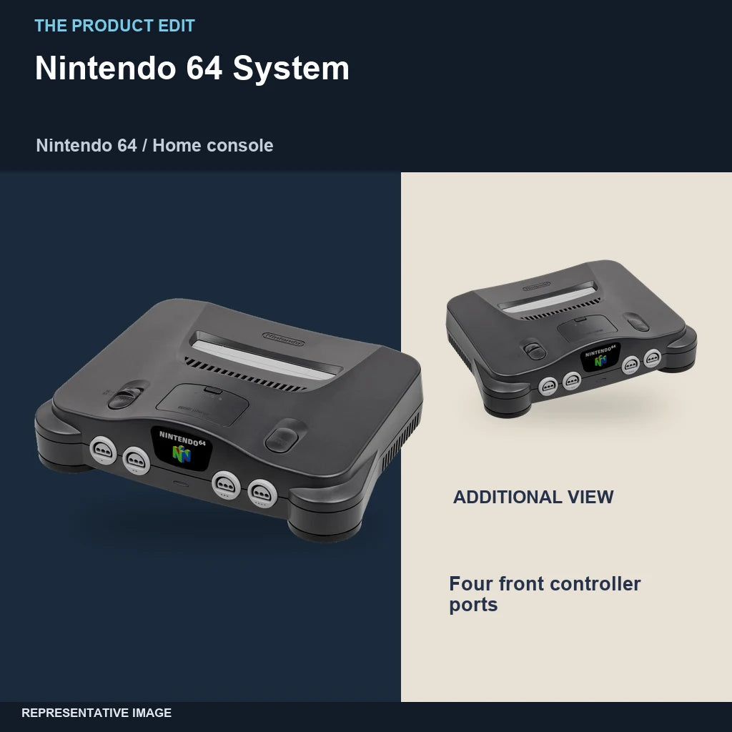 Nintendo 64 System: editorial views representative image