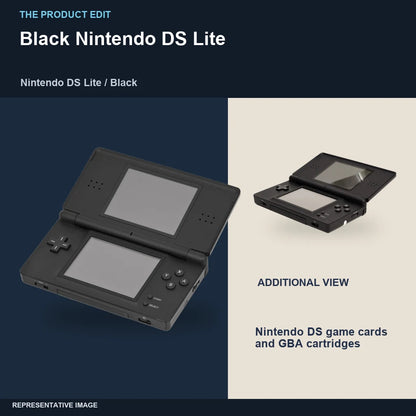 Black Nintendo DS Lite: editorial views representative image
