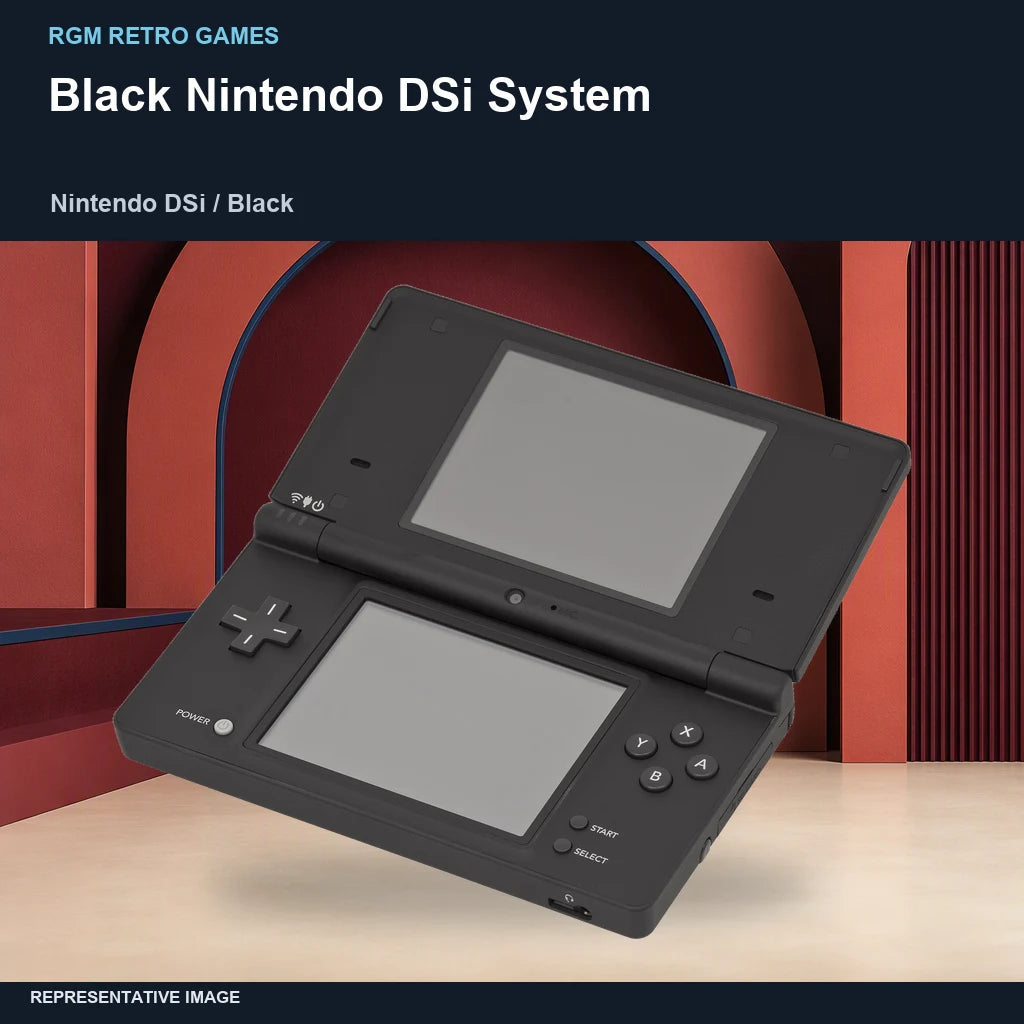 Black Nintendo DSi System: branded hero representative image