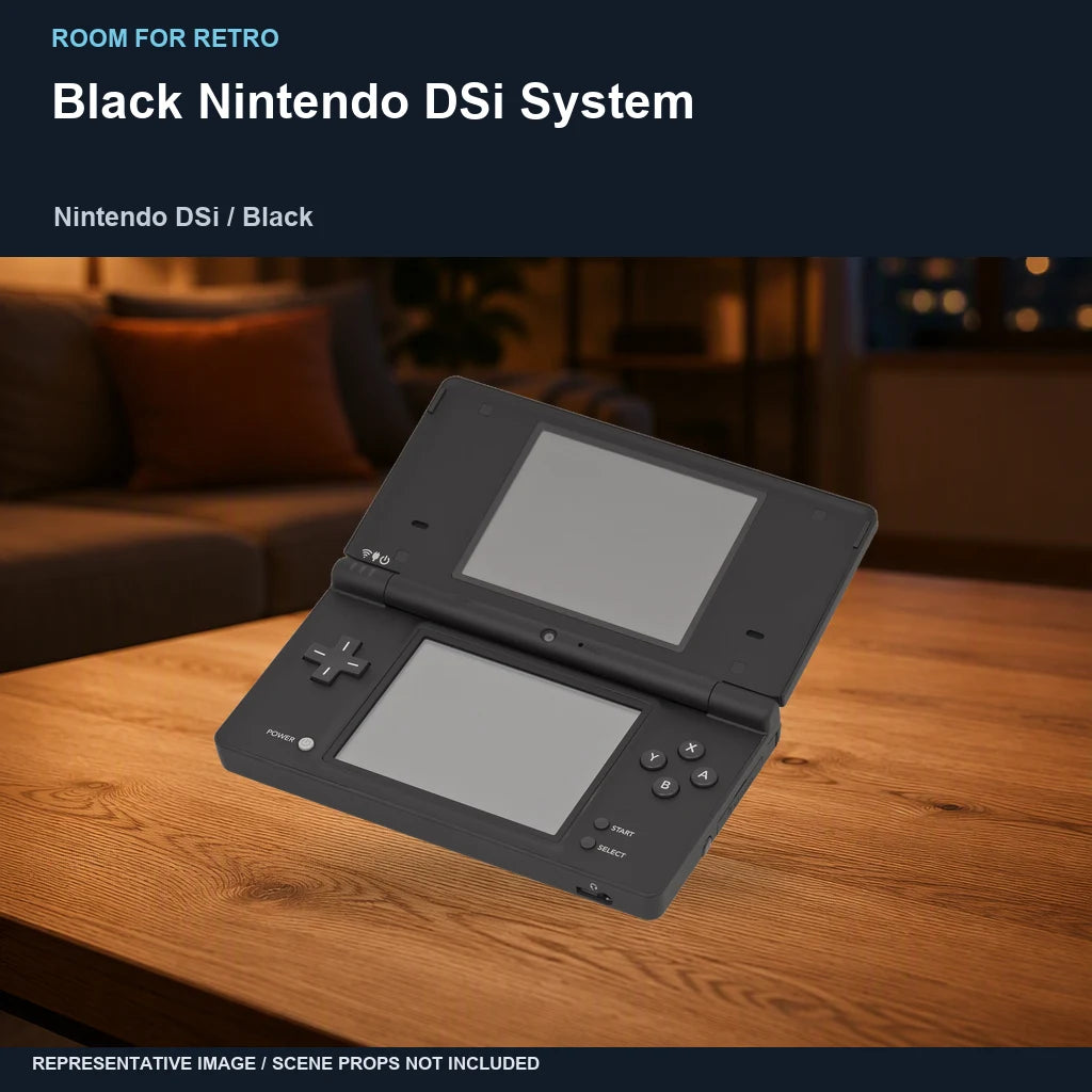 Black Nintendo DSi System: ambient room representative image