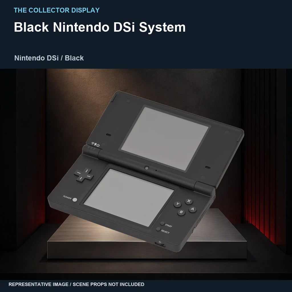 Black Nintendo DSi System: collector plinth representative image