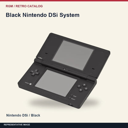 Black Nintendo DSi System: minimal catalog representative image