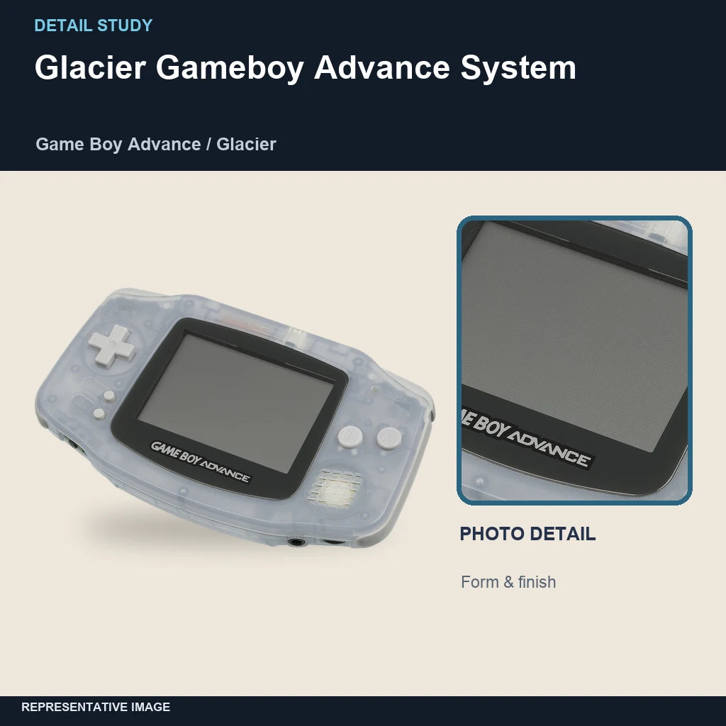 Glacier Gameboy Advance System: detail study representative image