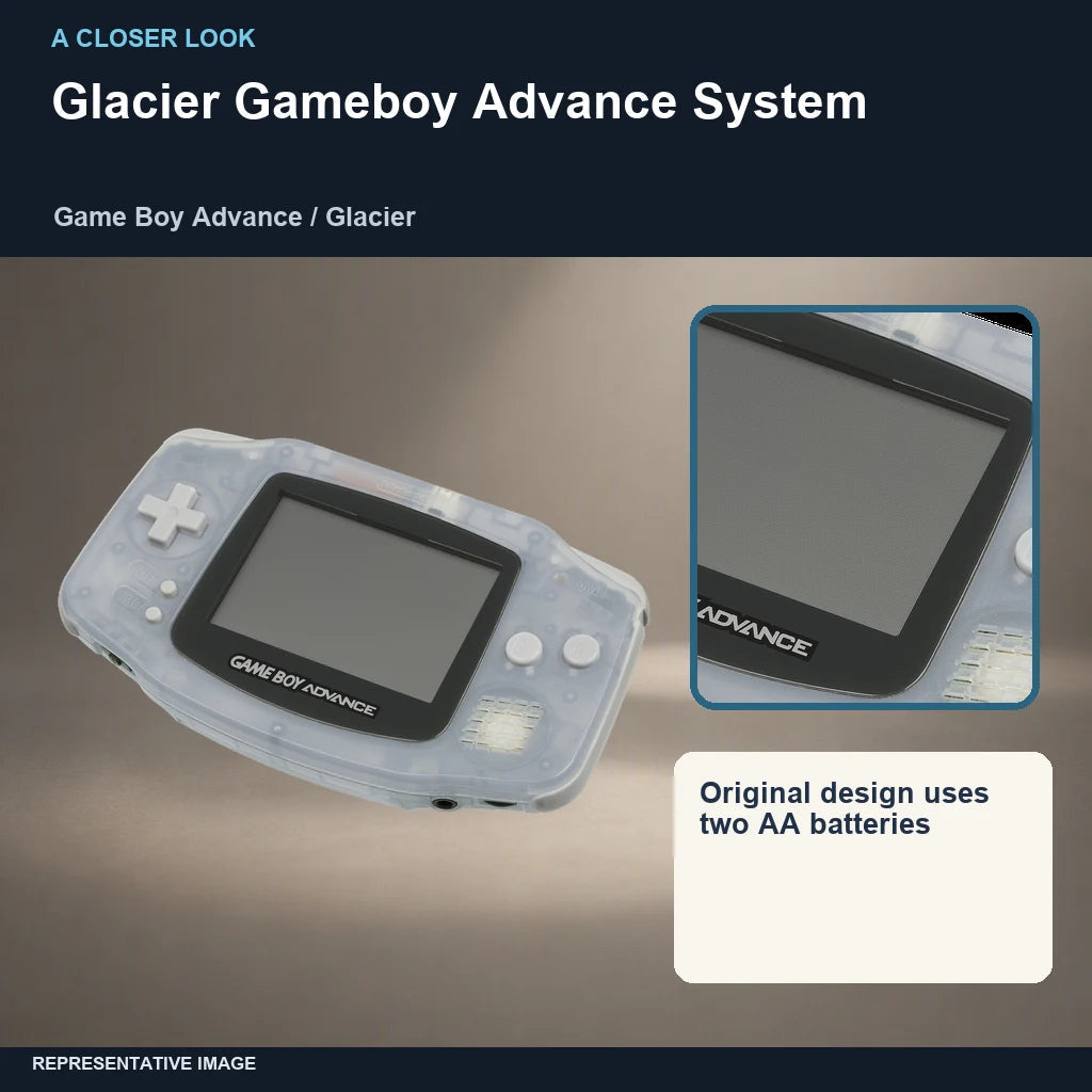 Glacier Gameboy Advance System: closer look representative image