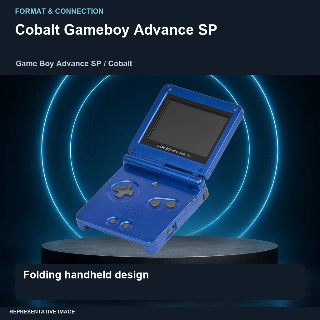 Cobalt Gameboy Advance SP: format focus representative image