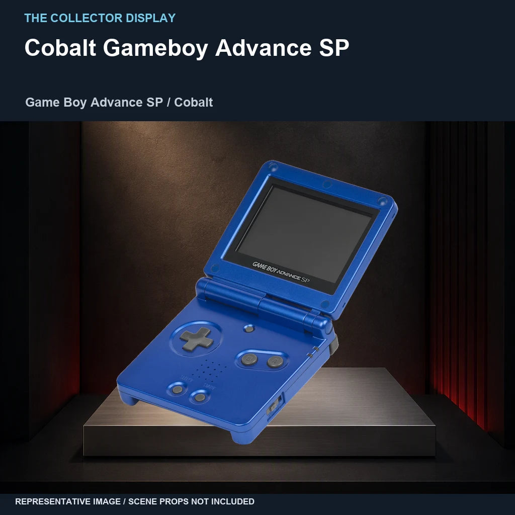Cobalt Gameboy Advance SP: collector plinth representative image