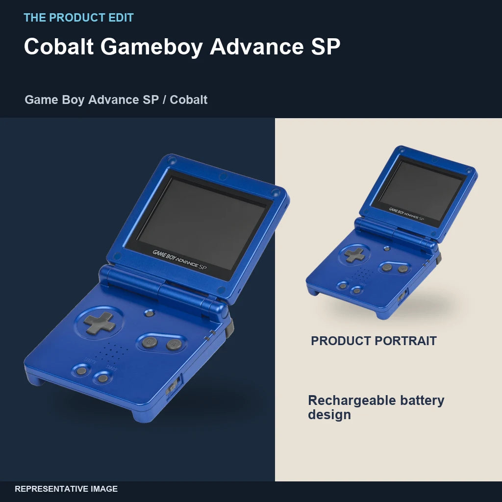 Cobalt Gameboy Advance SP: editorial views representative image