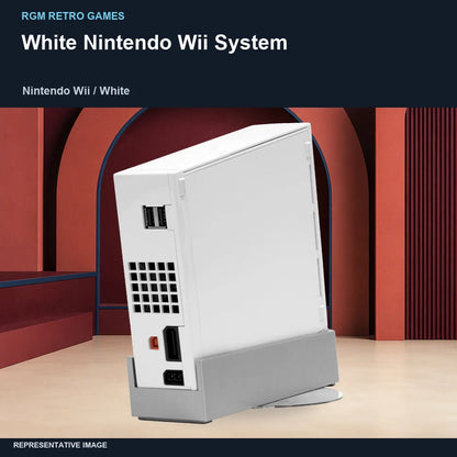White Nintendo Wii System: branded hero representative image