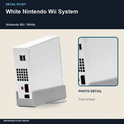 White Nintendo Wii System: detail study representative image