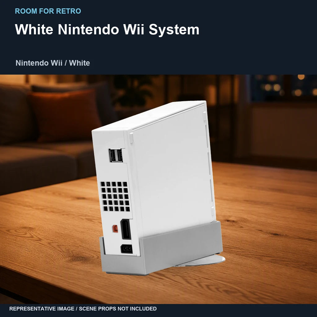 White Nintendo Wii System: ambient room representative image