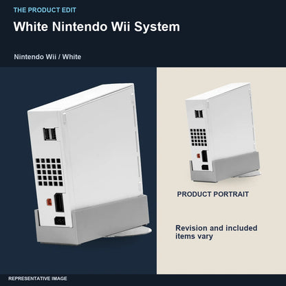 White Nintendo Wii System: editorial views representative image