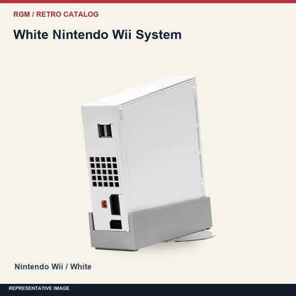 White Nintendo Wii System: minimal catalog representative image