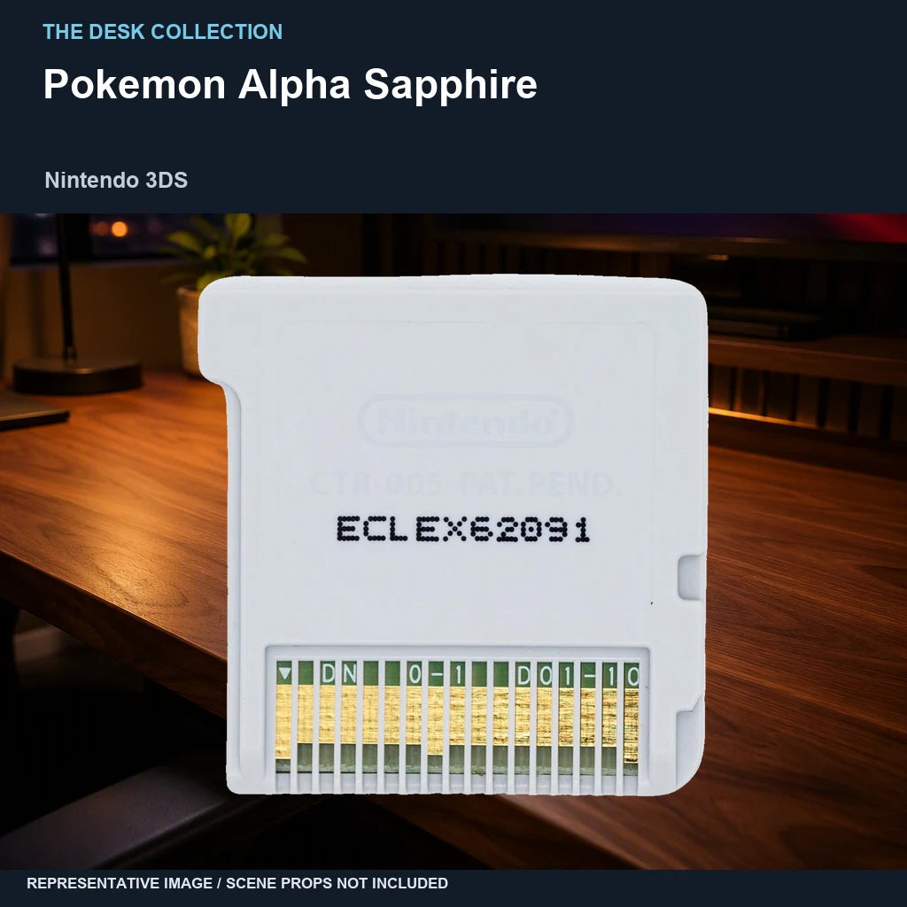 Pokemon Alpha Sapphire: walnut desk representative image