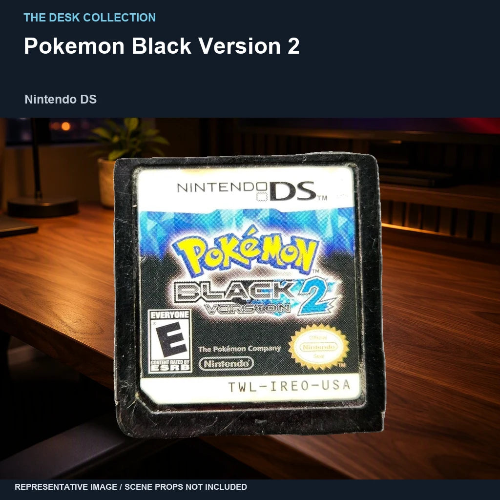 Pokemon Black Version 2: walnut desk representative image