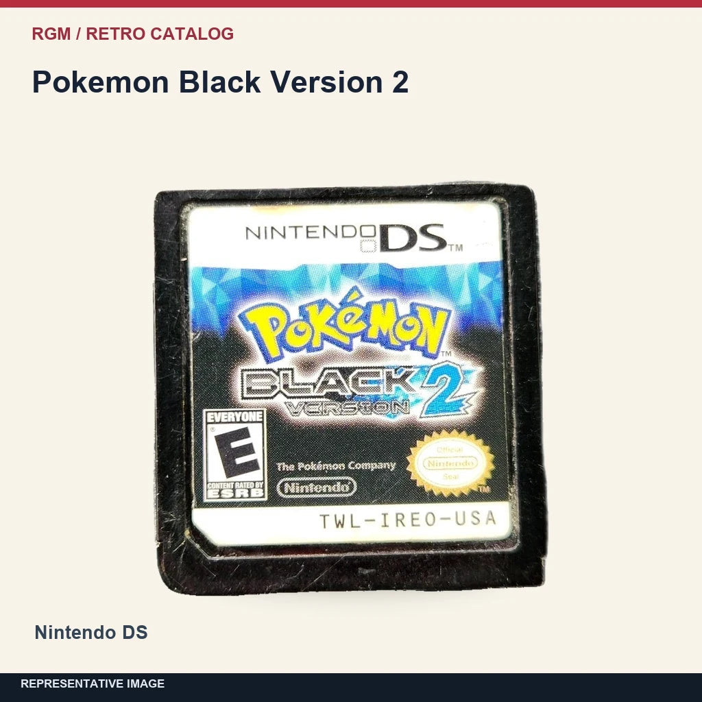 Pokemon Black Version 2: minimal catalog representative image