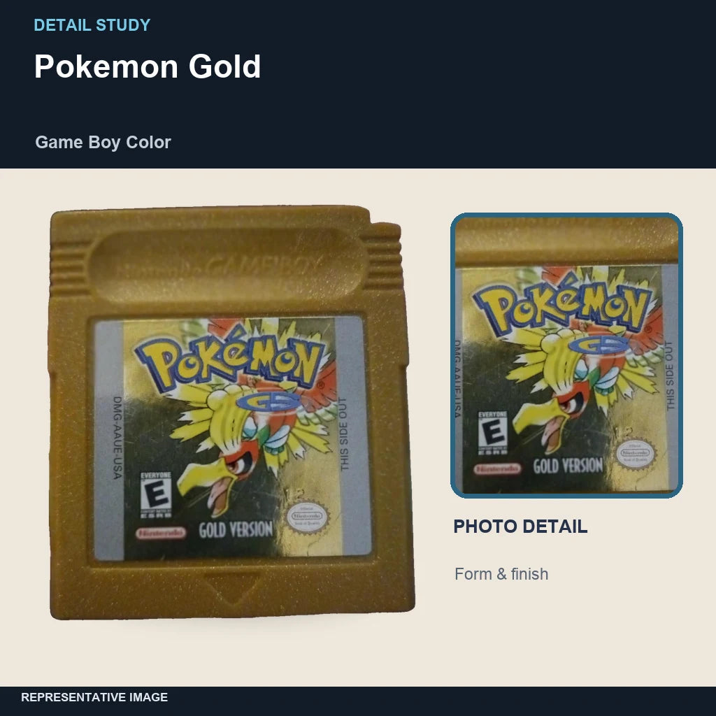 Pokemon Gold: detail study representative image