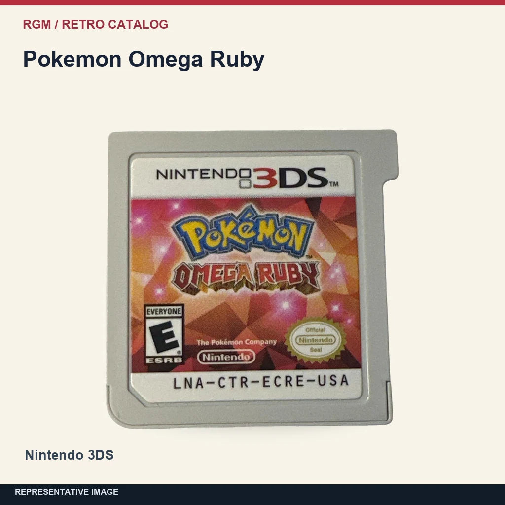 Pokemon Omega Ruby: minimal catalog representative image
