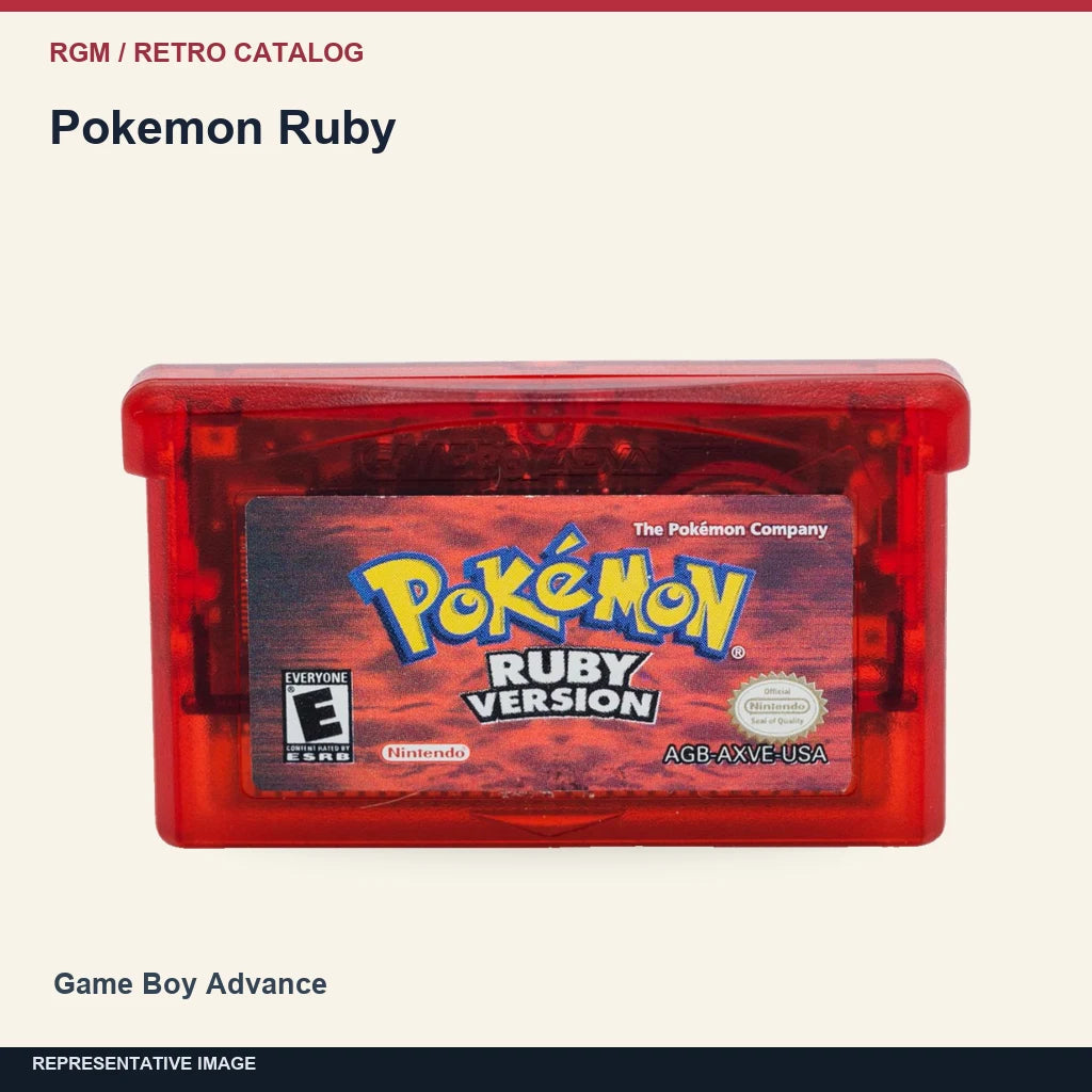 Pokemon Ruby: minimal catalog representative image