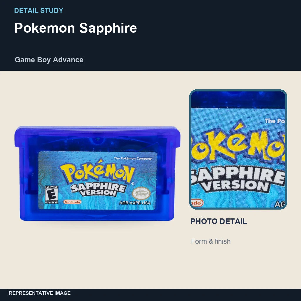 Pokemon Sapphire: detail study representative image