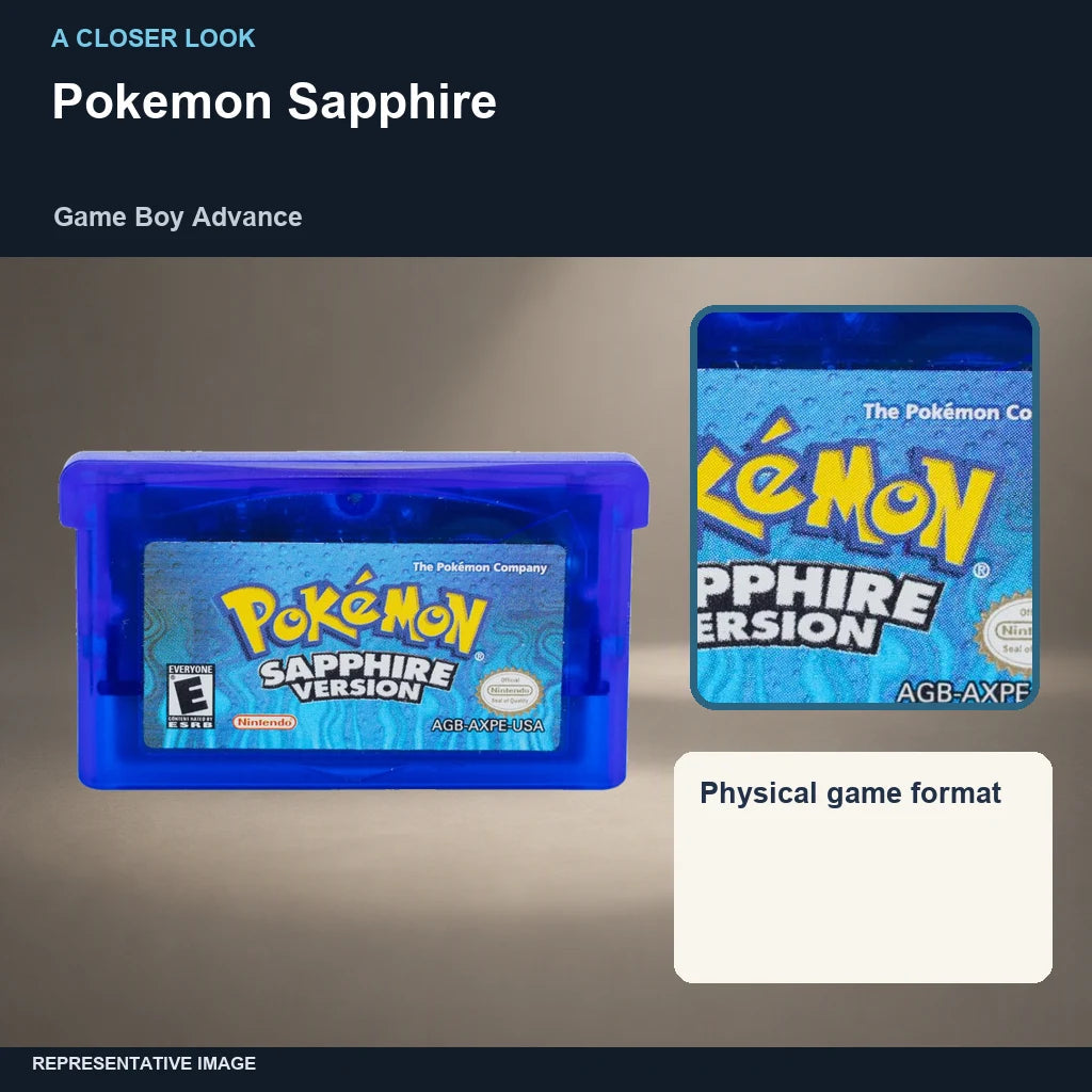 Pokemon Sapphire: closer look representative image