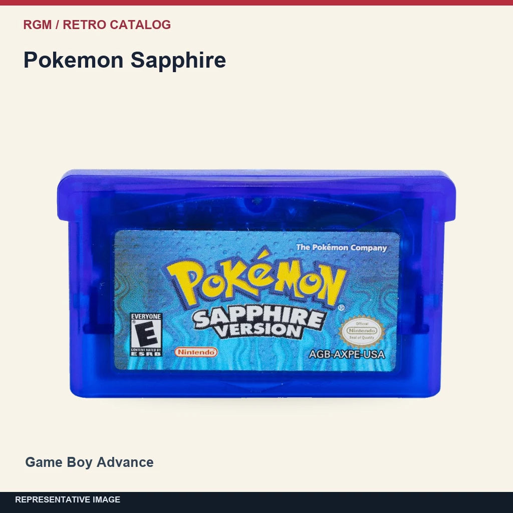 Pokemon Sapphire: minimal catalog representative image