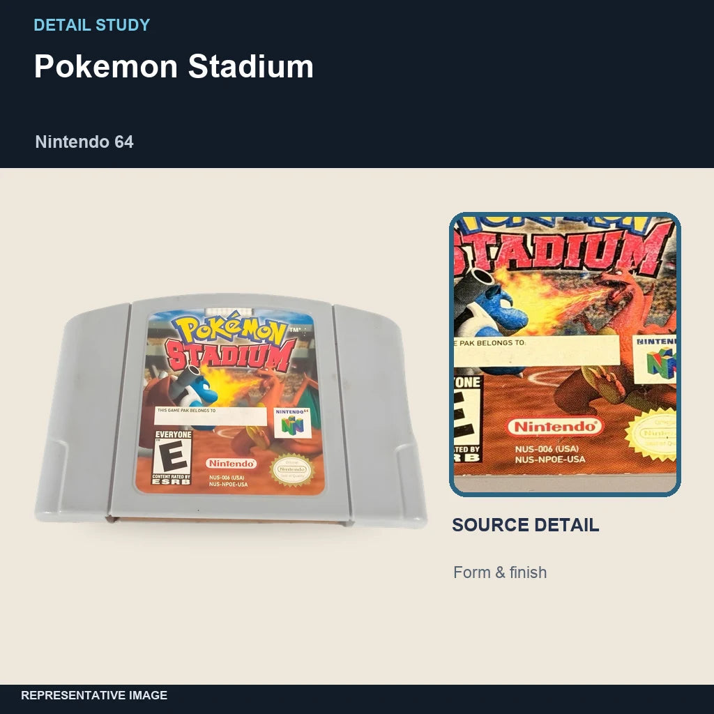 Pokemon Stadium: detail study representative image