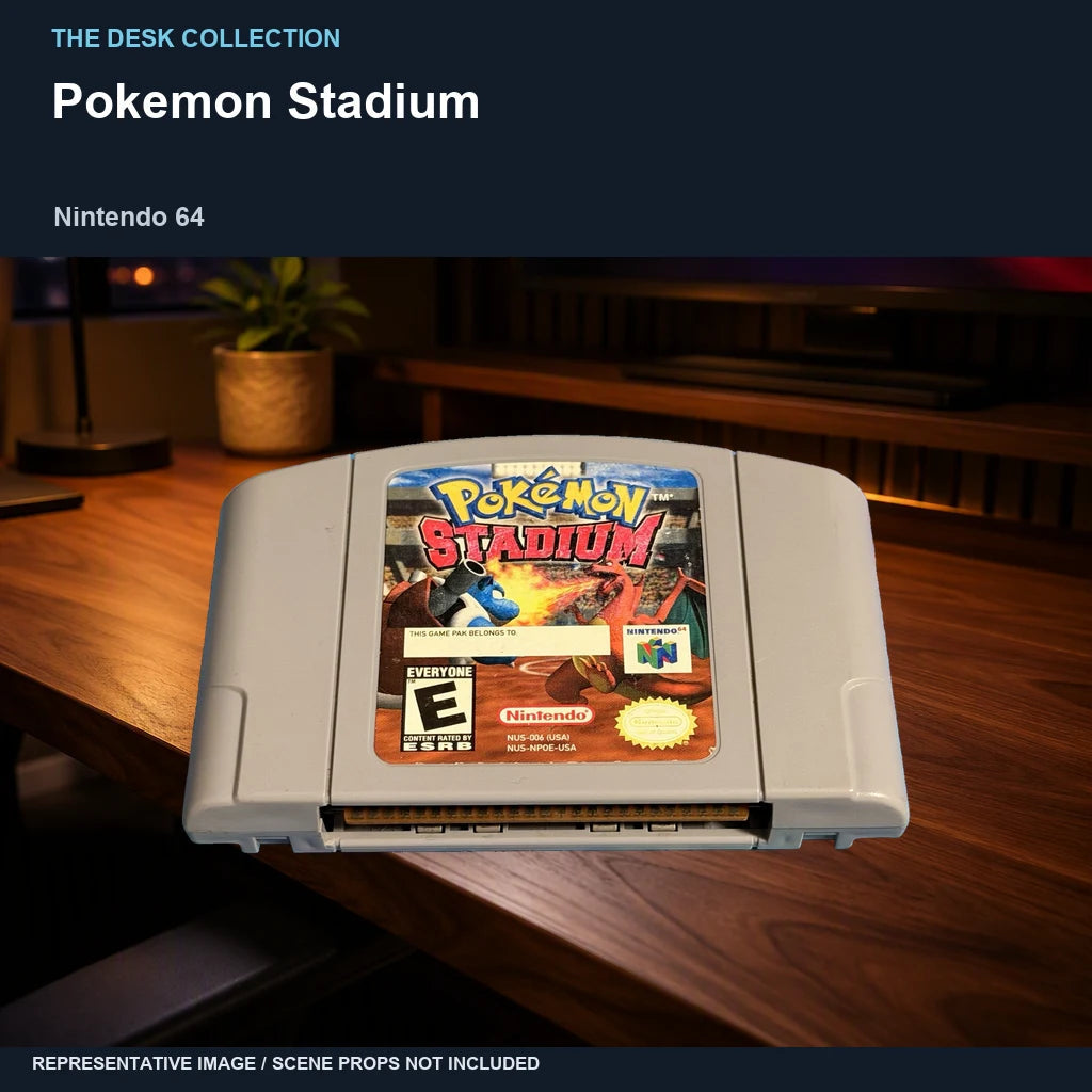 Pokemon Stadium: walnut desk representative image