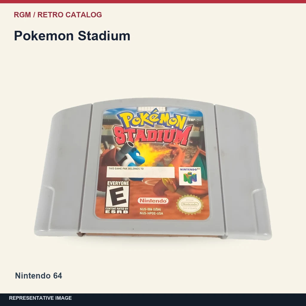Pokemon Stadium: minimal catalog representative image