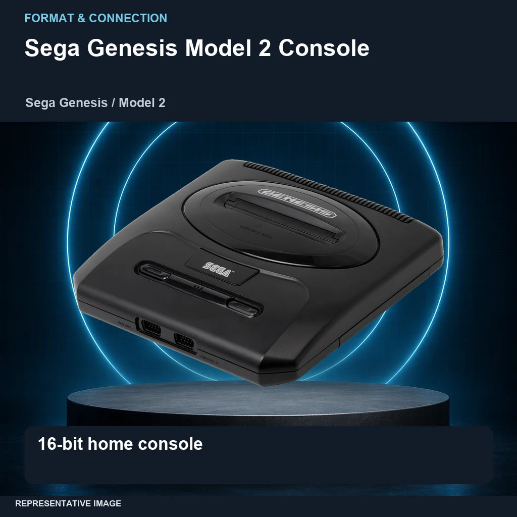 Sega Genesis Model 2 Console: format focus representative image