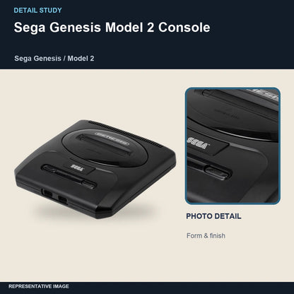 Sega Genesis Model 2 Console: detail study representative image